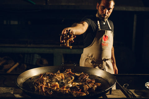 Producto de temporada: Paella de Pato y Setas.