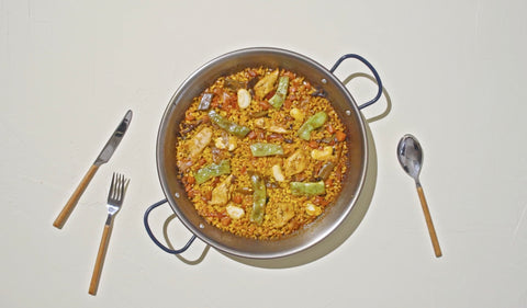 Paella preparada