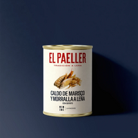 Bouillon de fruits de mer et d'appâts blancs au feu de bois