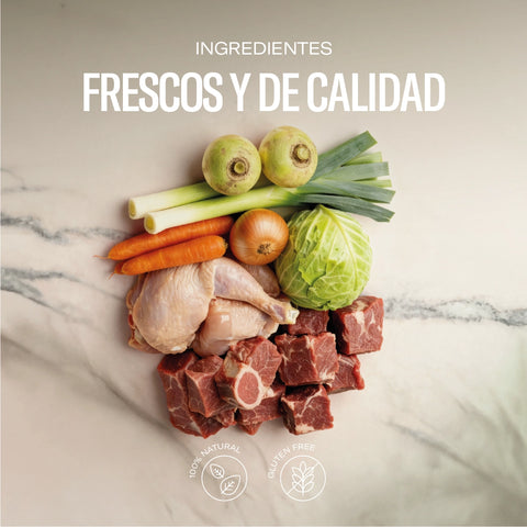 Caldo de Cocido a leña