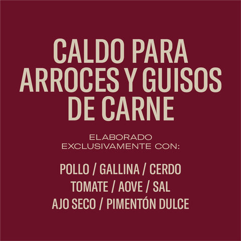 Caldo para guisos y arroces de carne con sofrito