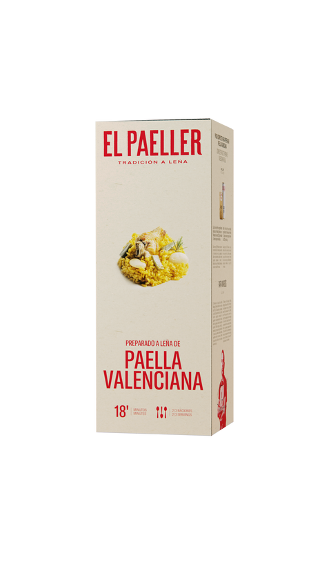 Valencian Paella with snow peas and artichokes