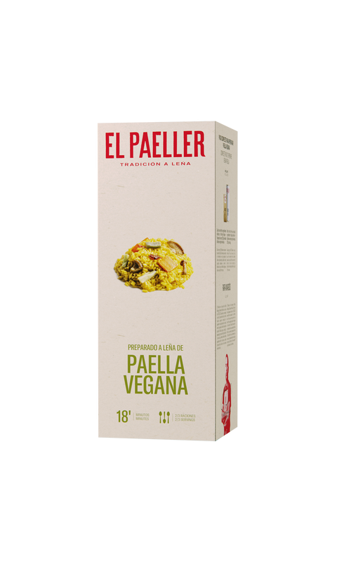Vegan paella with Heura and green beans