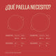 El Paeller enameled paella pan with paella - wood-fired authentic Valencian paella