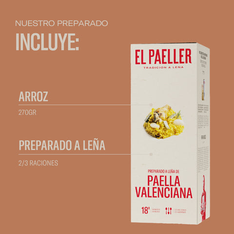 Paella Valenciana  2/3 raciones