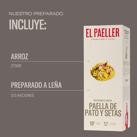 Duck and Mushroom Paella
