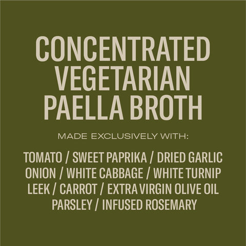 Concentrated Vegetarian Paella Broth 3000g