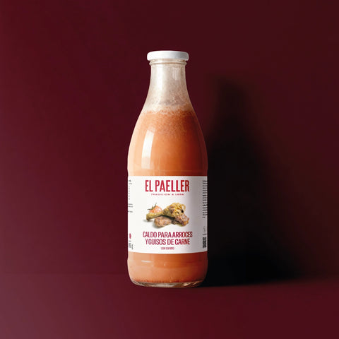 Caldo para guisos y arroces de carne con sofrito