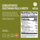 El Paeller Concentrated Vegetarian Paella Broth 3000g label - 105.8 oz can, 16-20 servings