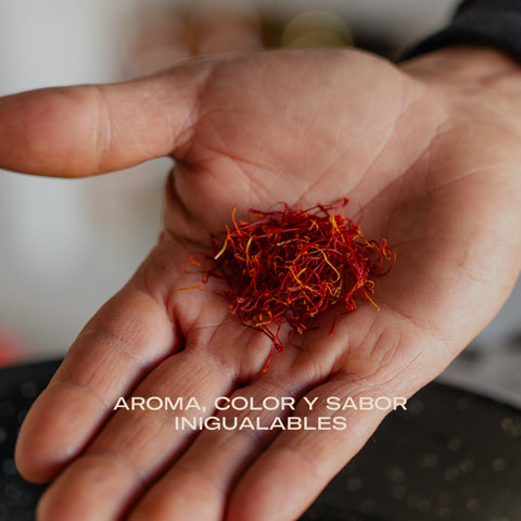 El Paeller La Mancha DOP saffron threads - intense color and aroma for authentic paella