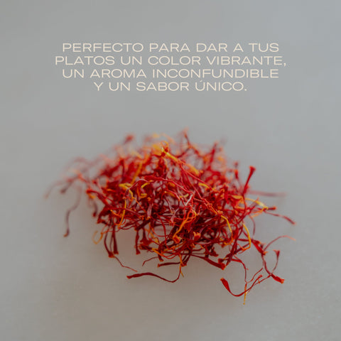 El Paeller La Mancha DOP saffron packaging - 1g hand-picked saffron threads