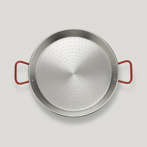 Paella de acero pulido para gas y leña - 34 cm