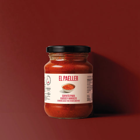 Sofrito para guisos y arroces El Paeller — salmorreta artesanal en tarro de cristal de 300 g