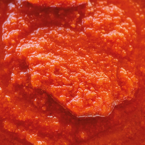 Salmorreta artesanal El Paeller elaborada con tomate, pimentón dulce, AOVE y ajo