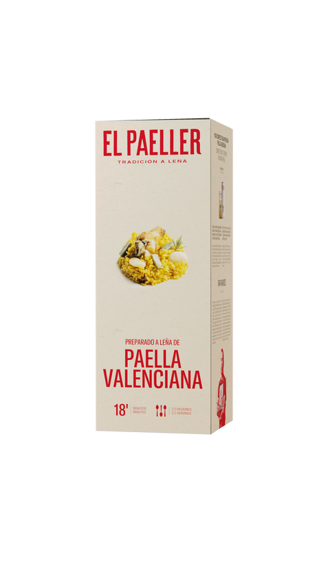Paella Valenciana con tirabeques y alcachofas