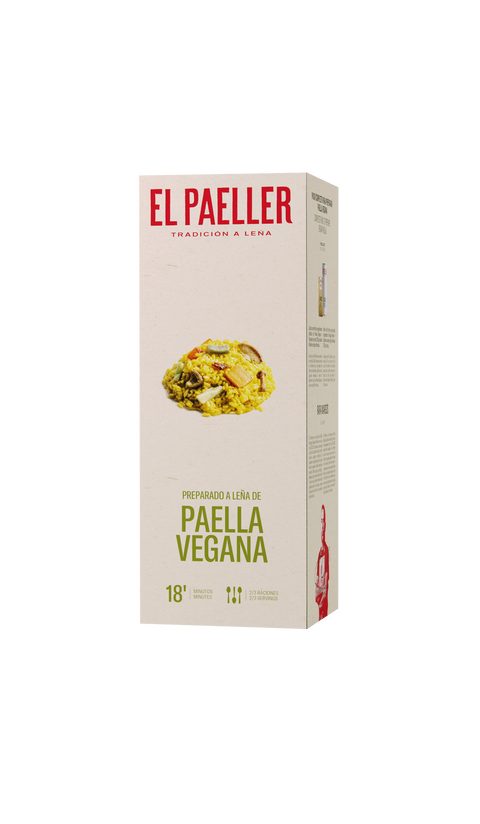 Paella vegana con Heura y judías verdes